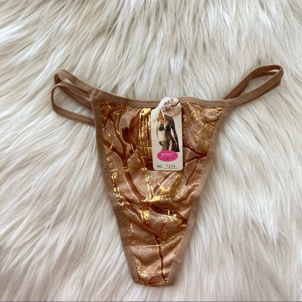 NEW Set of Two (2) Rose Floral Thong Bikini - Picture 9 of 14
